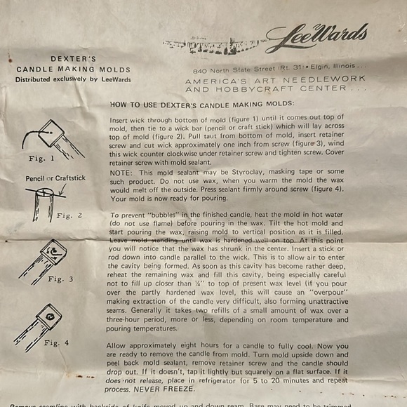 Vintage Dexter Candle Making Round Metal Mold by LeeWards. - Picture 12 of 13